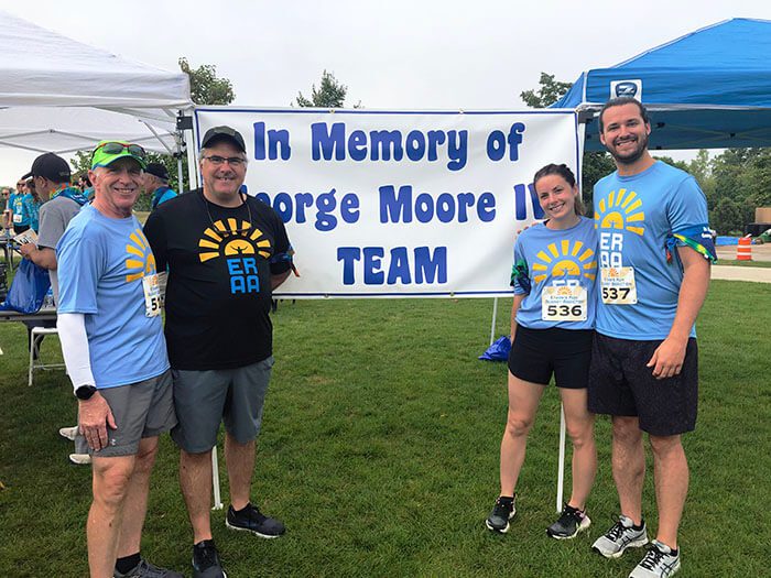 Ethan's Run participants with Murphy & Prachthauser